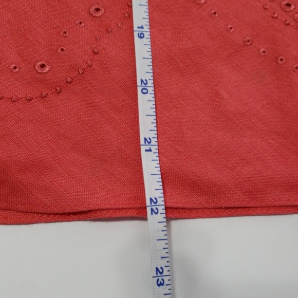 Ann Taylor Salmon Paisley Design Skirt Sz 6 NWOT - Picture 8 of 8